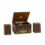 Auna Belle Epoque 1910, retro stereo sistem, gramofon, CD predvajalnik, zvočniki