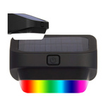 Verkgroup Solarna LED RGB dekorativna stenska svetilka senzor mraka