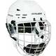 Bauer RE-AKT 85 Helmet Combo SR Bela L Hokejska čelada