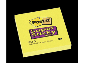 3M / POSTIT 76x76 samolepilna blazinica Super Sticky rumena