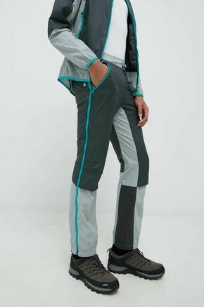 Športne hlače 4F siva barva - siva. Športne hlače iz kolekcije 4F. Model izdelan iz vodoodpornega materiala.