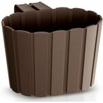 nabbi Plastični balkonski sadilnik DDECZ400 38,3 cm - rjav