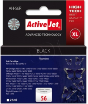 ActiveJet C6656A črnilo črna (black)