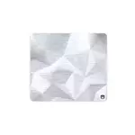 Endorfy podloga za miško Crystal L Onyx White / 450×400×3 mm / vodoodporna / bela