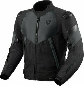 Rev'it! Jacket Control H2O Black/Anthracite S Usnjena jakna