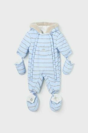 Kombinezon za dojenčka Mayoral Newborn - modra. Kombinezon za dojenčka iz kolekcije Mayoral Newborn. Model izdelan iz udobne tkanine.