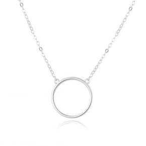 Beneto Minimalistična srebrna ogrlica AGS1163 / 47 srebro 925/1000