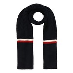 Tommy Hilfiger Šal Monotype Chunky Knit Scarf AM0AM11507 Mornarsko modra