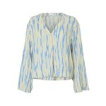 SELECTED FEMME Bluza 'Bela' kremna / svetlo modra 23559818