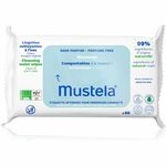 Mustela Compostable at Home Cleansing Wipes Perfume Free čistilni robčki brez dišav za otroke od rojstva 60 kos