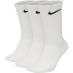 Nike Everyday Cushion Crew Training Socks (3 Pair), White/Black - L