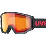 UVEX Athletic FM Black Mat/Mirror Red Smučarska očala