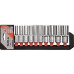 YATO Gola oreščki šesterokotni podaljšani 1/2" komplet 10 kosov 10-24mm