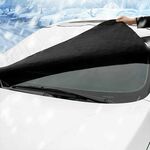 Netscroll Zaščitna prevleka za vetrobransko steklo z vgrajenimi magneti, MagneticCarCover