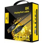 GEMBIRD CC-DP8K-AOC-20M 8K DisplayPort kabel AOC Premium Series 20m črn