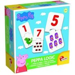 LS puzzle Peppa Pig logika številke ali barve - 2 vrsti 95292
