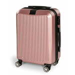 SCANDINAVIA potovalni kovček Scandinavia Carbon Series - rosegold, 40 l
