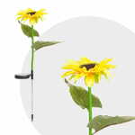GARDEN OF EDEN Solarna LED svetilka v obliki sončnice toplo bela svetloba 70 cm 2 kosa