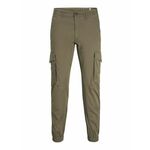 JACK & JONES Kargo hlače 'JJIPaul JJFlake' temno siva