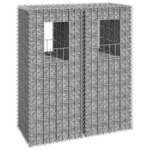 vidaXL Gabionska košara steber 2 kosa 40x40x100 cm železo