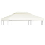 Nadomestna streha za paviljon 310 g/m² kremno bela 3x4 m