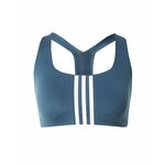 ADIDAS SPORTSWEAR Športni nederček 'Powerimpact' golobje modra / bela