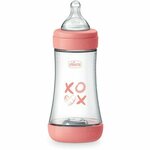 CHICCO Steklenička za dojenčke Perfect5 silikon 240ml punčka