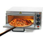 Wiltec Inox 2000W peč za peko pic – kamnita plošča do 350°C