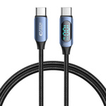 Tech-protect Ultraboost LED kabel USB-C / USB-C PD 100W 5A 1m, modro