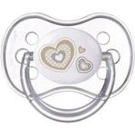 CANPOL BABIES Silikonska simetrična duda 0-6m za novorojenčka - bež