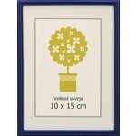 Karako Foto okvir 10x15 cm, plastika, namizni, stenski, 95 moder
