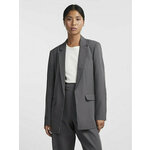Pieces Suknjič Bossy 17114792 Siva Oversize