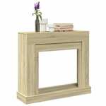 vidaXL Okvir za kamin sonoma hrast 100x30x87,5 cm inženirski les