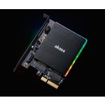 WEBHIDDENBRAND Adapter AKASA M.2 na PCIex z RGB hladilnikom