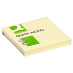 Q-Connect Samolepilne blazinice QUICK - 76 x 76 mm, rumene barve