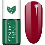 Semilac UV Hybrid BioColor gel lak za nohte z uporabo UV/LED lučke odtenek 729 Dark Cherry 7 ml