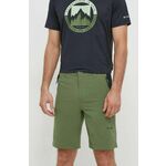 Pohodne kratke hlače Columbia Triple Canyon Short II zelena barva - zelena. Pohodne kratke hlače iz kolekcije Columbia. Model izdelan iz hitrosušečega materiala.