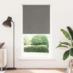 vidaXL Rolo zatemnjena siv 105x230cm tkanina širina 100,7cm poliester