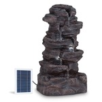 Blumfeldt Stonehenge XL, solarna fontana, osvetlitev LED, poliresin, litij-ionska baterija