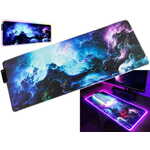 Verk Podloga za miško LED RGB Cosmos 80x30 cm