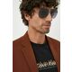 Sončna očala Armani Exchange moški, črna barva - črna. Sončna očala iz kolekcije Armani Exchange. Model z zrcalnimi stekli in okvirji iz kovine. Ima filter UV 400.