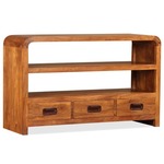 vidaXL TV omarica iz trdnega akacijevega lesa 90x30x55 cm