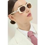 Sončna očala Michael Kors BORDEAUX ženska, bež barva, 0MK2215 - bež. Sončna očala iz kolekcije Michael Kors. Model z enobarvnimi stekli in okvirji iz plastike. Ima filter UV 400.