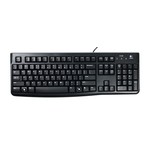 Logitech K120 brezžična/žični mehanska tipkovnica, USB, bela/črna