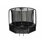 Greatstore Jumpi 312cm/10FT Maxy Comfort vrtni trampolin črne barve z notranjo mrežo