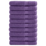 vidaXL Premium brisače 10kos vijolična 80x200 cm 600 g/m2 100 % bombaž