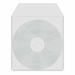 MediaRange prozorni PVC ovitki z zavihkom za mini CD/DVD/Blu Ray, 50 kom