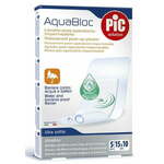 PIC Aquabloc antibakterijski pooperativni obliž, 15 x 10 cm, 5 kosov