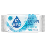 GoWipes Anti-Bacterial Effect D-Panthenol vlažni čistilni robčki za roke in telo 60 kos