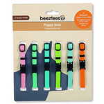 Beeztees set ovratnic za pasje mladičke, 6 kosov, 17-25 cm × 1 cm, 6 barv